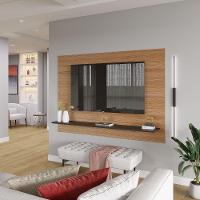 Painel Columbia 01 Prateleira P e Tv Ate 50 Pol. Montana e preto - 1