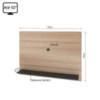 Painel Columbia 01 Prateleira P e Tv Ate 50 Pol. Montana e preto