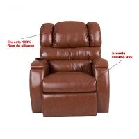 Cadeira Poltrona Reclinável Imperial Motorizada Courissimo Com Lift Império Pinhão - 9