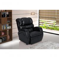 Cadeira Poltrona Reclinável Imperial Zero Wall Couríssimo Balanço E Giro Com Massageador Preto - 6