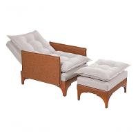 Cadeira Poltrona Reclinável Munique Linho-courissímo Palha - 8