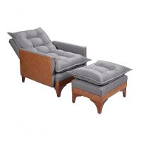 Cadeira Poltrona Reclinável Munique Linho-courissímo Grafite - 6