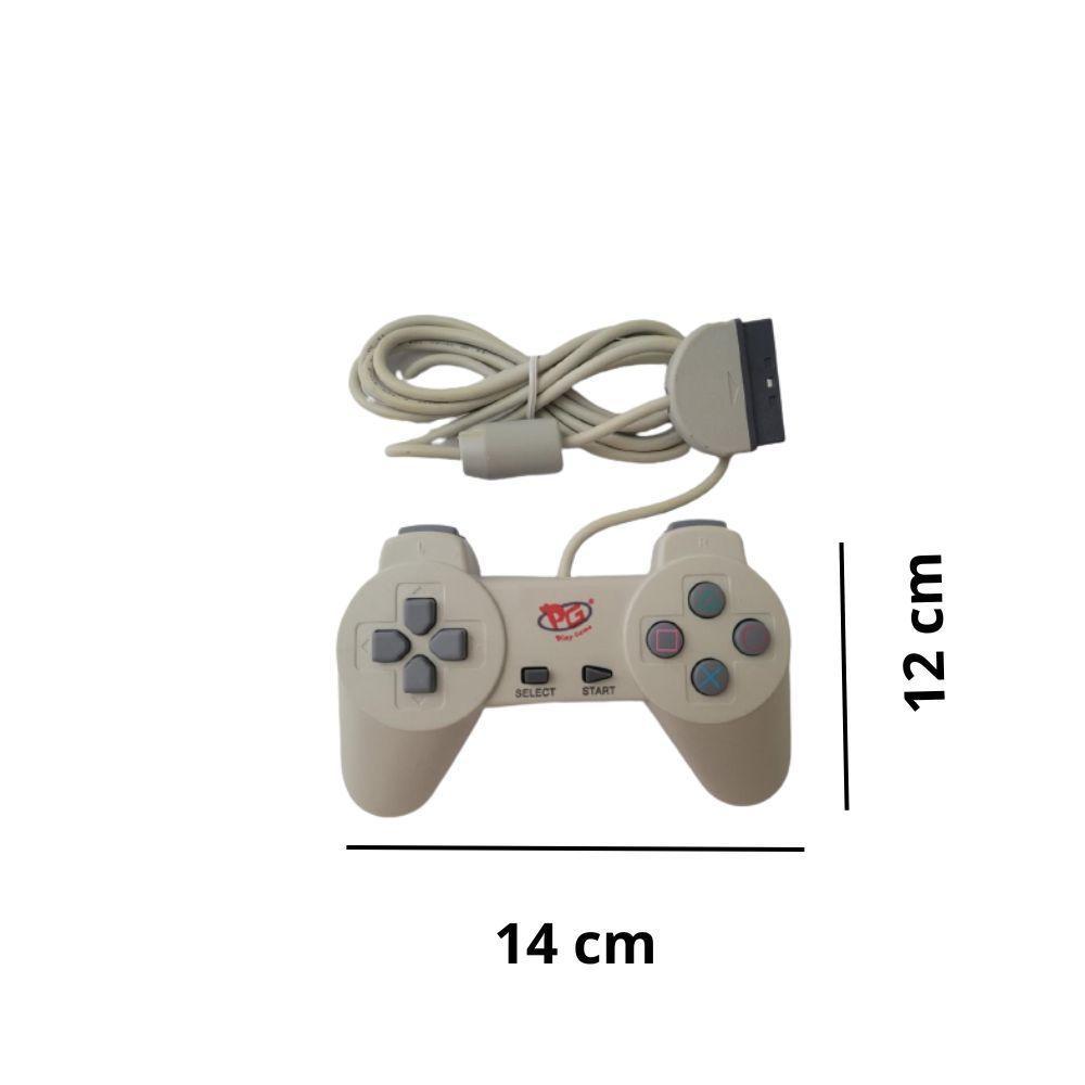 Controle Joystick Compatível Com Playstation 1 Ps1 Com Fio - 2