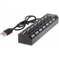 Hub Usb 2.0 Com 7 Portas E Tecnologia De Economia De Energia Através De Interruptores E Indicadores - 5