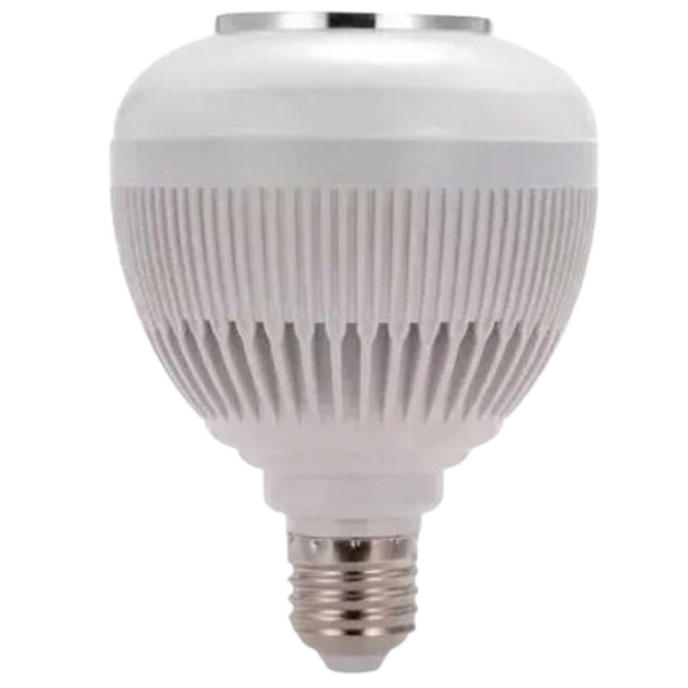 Lâmpada Musical Caixa Som 12w Bluetooth Luz Led Rgb Com Cont - 2