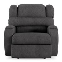 Poltrona Do Papai Reclinável Napoli Power Elétrica Linho Grafite Fh1 - 3