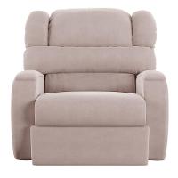 Poltrona Do Papai Reclinável Napoli Manual Gatilho Veludo Rosê Fh1 - 3