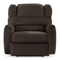 Poltrona Do Papai Reclinável Napoli Elétrica Botão Led Massagem Pu Fh1 Marrom - 3