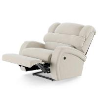Poltrona Do Papai Reclinável Napoli Controle Power Elétrico Usb Veludo Fh1 Bege - 2