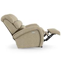 Poltrona Do Papai Reclinável Napoli Elétrica Botão Led Massagem Linho Fh1 Bege - 2