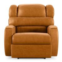 Poltrona Do Papai Reclinável Napoli Elétrica Botão Led Massagem Pu Fh1 Whisky - 3