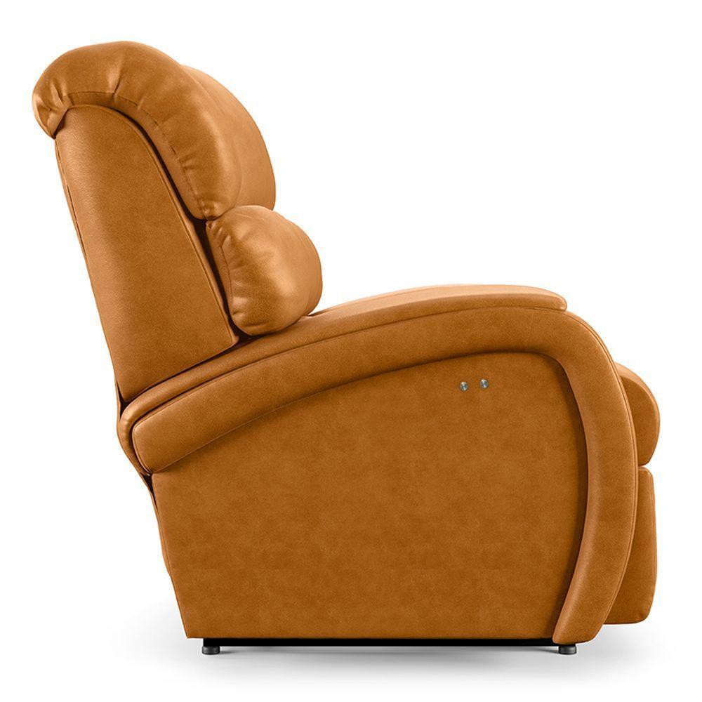 Poltrona Do Papai Reclinável Napoli Power Touch Massagem Pu Whisky Fh1 - 7