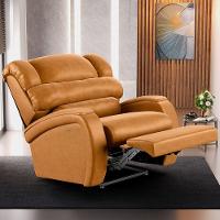 Poltrona Do Papai Reclinável Napoli Power Touch Massagem Pu Whisky Fh1 - 6