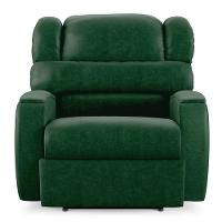 Poltrona Do Papai Reclinável Napoli Power Touch Massagem Pu Fh1 Verde Musgo - 7