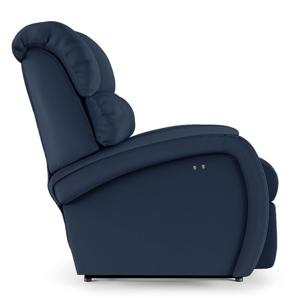 Poltrona Do Papai Reclinável Napoli Power Touch Massagem Pu Fh1 Azul - 3