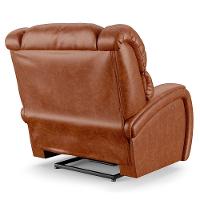 Poltrona Do Papai Reclinável Napoli Power Touch Usb Pu Caramelo Brilho Fh1 - 5