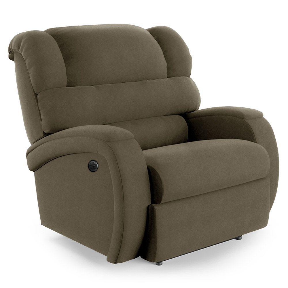 Poltrona Do Papai Reclinável Napoli Power Elétrica Massagem Veludo Fh1 Rose - 8