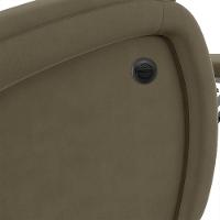 Poltrona Do Papai Reclinável Napoli Power Elétrica Massagem Veludo Fh1 Rose - 5