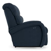Poltrona Do Papai Reclinável Napoli Power Touch Massagem Veludo Fh1 Azul - 2
