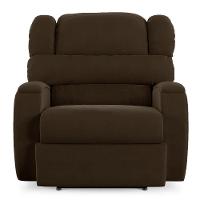 Poltrona Do Papai Reclinável Napoli Power Touch Usb Veludo Marrom Fh1 - 3