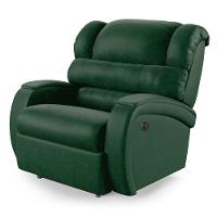 Poltrona Do Papai Reclinável Napoli Power Touch Usb Pu Fh1 Verde Musgo - 1