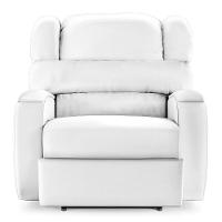 Poltrona Do Papai Reclinável Napoli Power Touch Usb Pu Branco Fh1 - 3