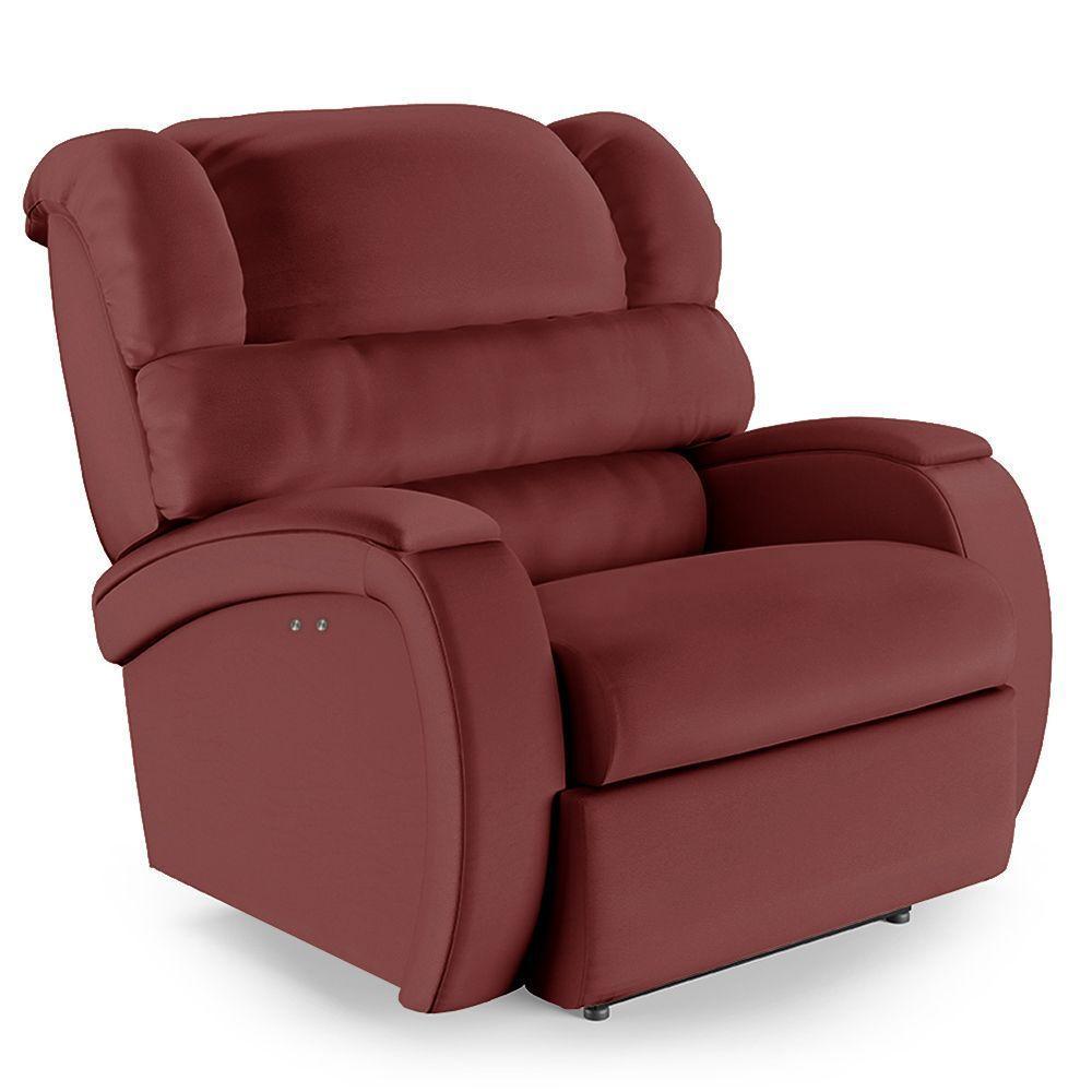 Poltrona Do Papai Reclinável Napoli Power Touch Massagem Pu Fh1 Vermelho - 1