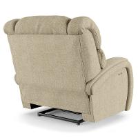 Poltrona Do Papai Reclinável Napoli Power Touch Massagem Linho Fh1 Bege - 5