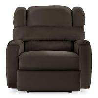 Poltrona Do Papai Reclinável Napoli Power Touch Massagem Pu Fh1 Marrom - 3