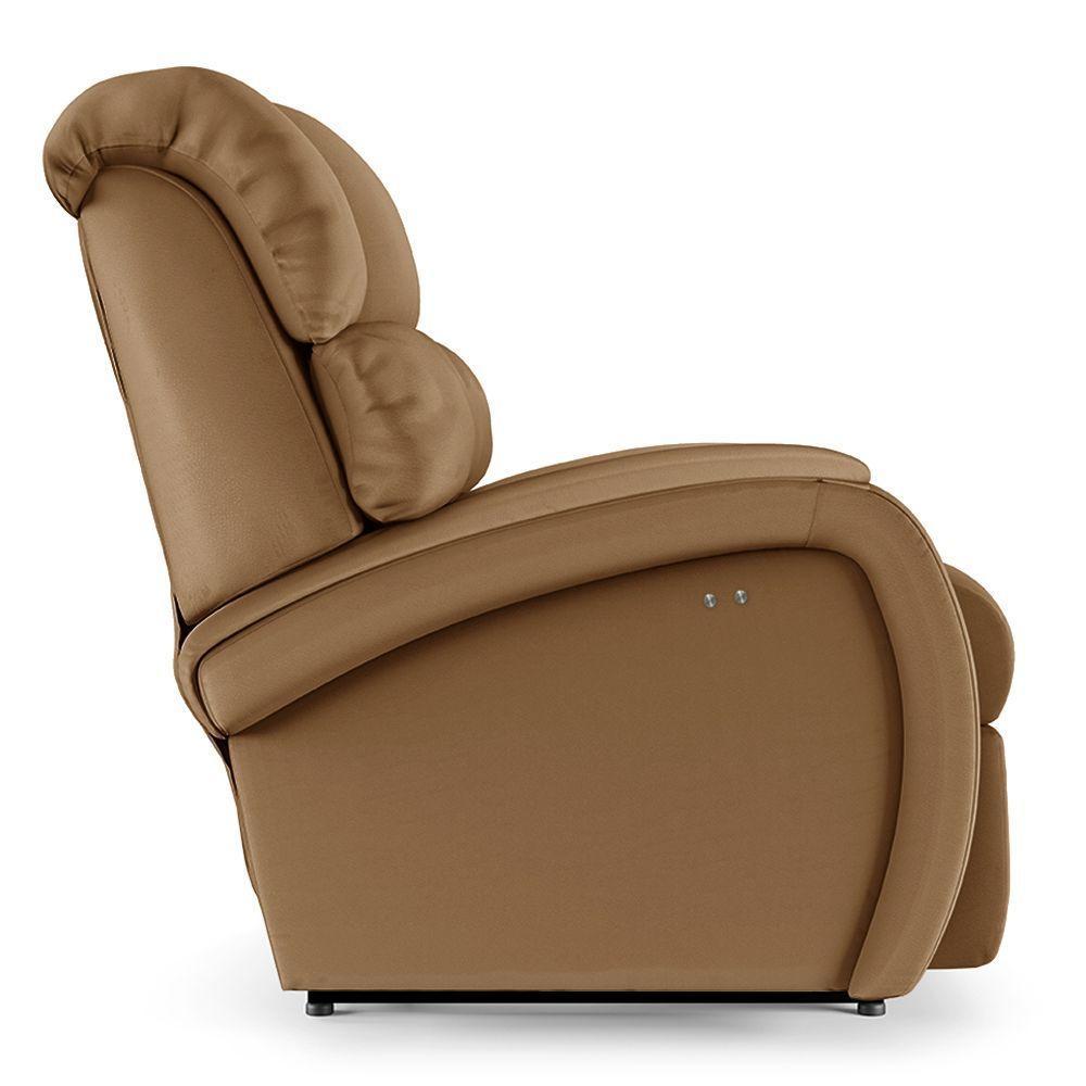 Poltrona Do Papai Reclinável Napoli Power Touch Massagem Pu Fh1 Caramelo - 2
