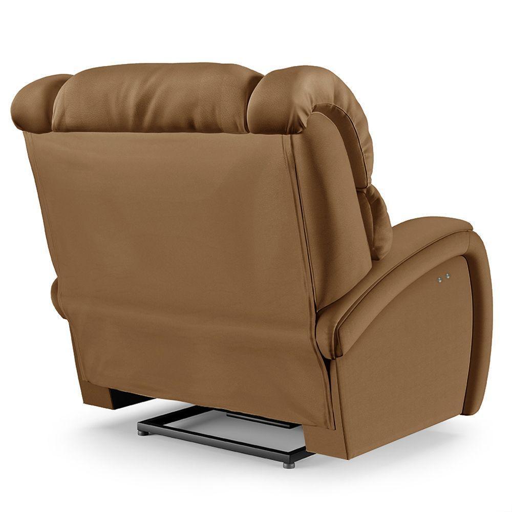 Poltrona Do Papai Reclinável Napoli Power Touch Massagem Pu Fh1 Caramelo - 5