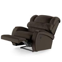 Poltrona Do Papai Reclinável Napoli Power Touch Usb Pu Fh1 Marrom - 2