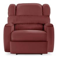 Poltrona Do Papai Reclinável Napoli Power Touch Usb Pu Vermelho Fh1 - 3