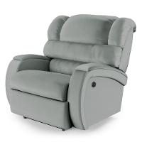 Poltrona Do Papai Reclinável Napoli Power Touch Usb Pu Fh1 Cinza - 1