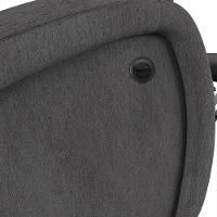 Poltrona Do Papai Reclinável Napoli Controle Power Elétrico Linho Grafite Fh1