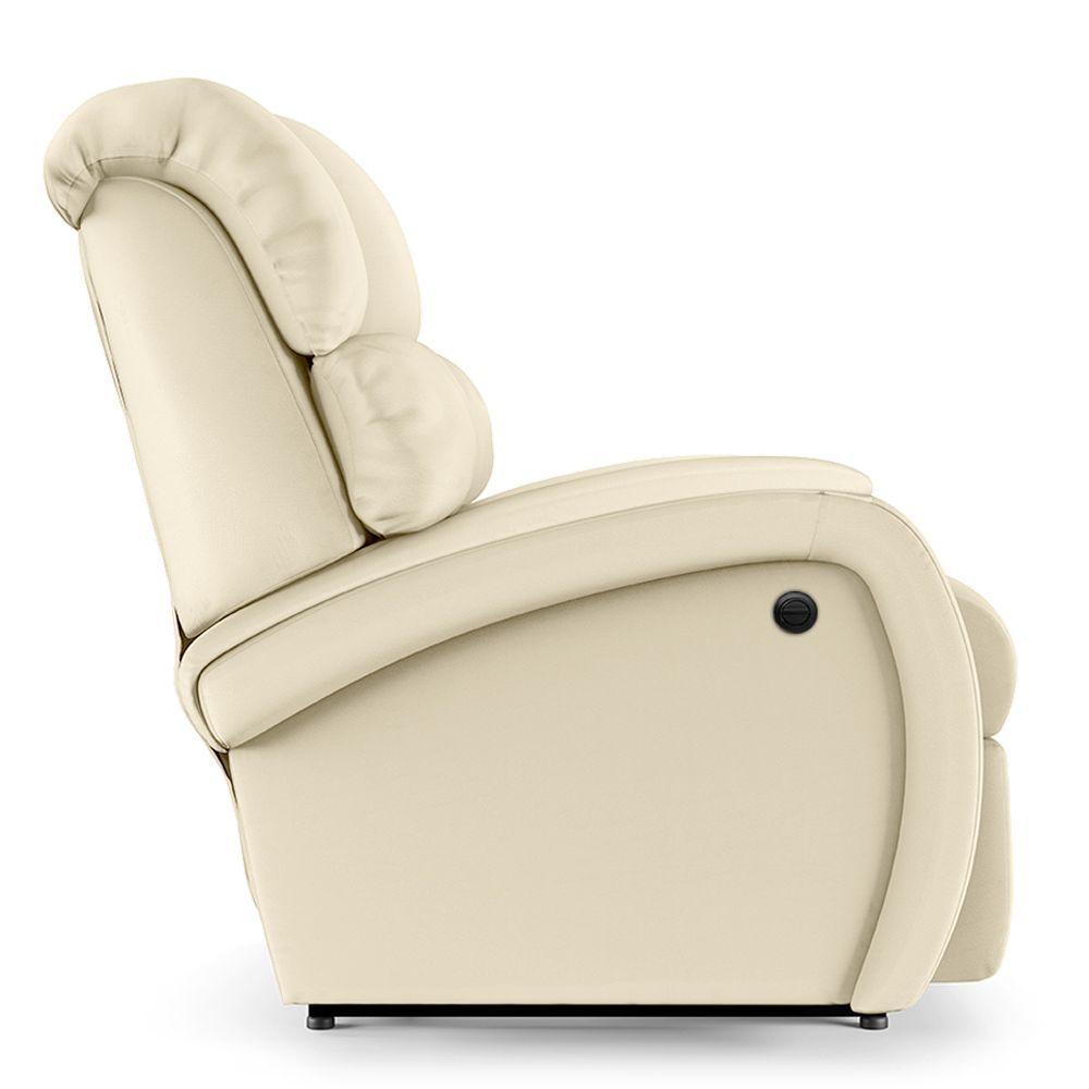 Poltrona Do Papai Reclinável Napoli Controle Power Elétrico Pu Bege Fh1 - 2