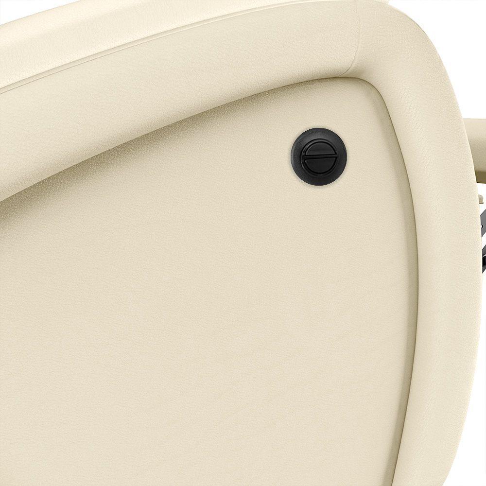 Poltrona Do Papai Reclinável Napoli Controle Power Elétrico Pu Bege Fh1 - 4