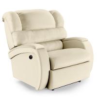 Poltrona Do Papai Reclinável Napoli Controle Power Elétrico Pu Bege Fh1 - 1