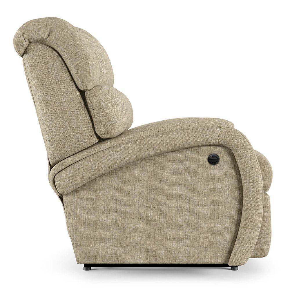 Poltrona Do Papai Reclinável Napoli Controle Power Elétrico Linho Bege Fh1 - 2