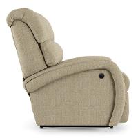 Poltrona Do Papai Reclinável Napoli Controle Power Elétrico Linho Bege Fh1 - 2