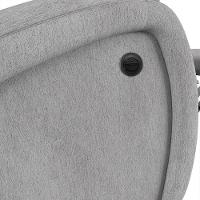 Poltrona Do Papai Reclinável Napoli Controle Power Elétrico Linho Fh1 Cinza