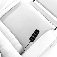 Poltrona Do Papai Reclinável Napoli Power Touch Massagem Pu Fh1 Branco