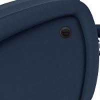 Poltrona Do Papai Reclinável Napoli Controle Power Elétrico Pu Fh1 Azul