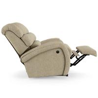 Poltrona Do Papai Reclinável Napoli Controle Power Elétrico Linho Fh1 Bege - 2