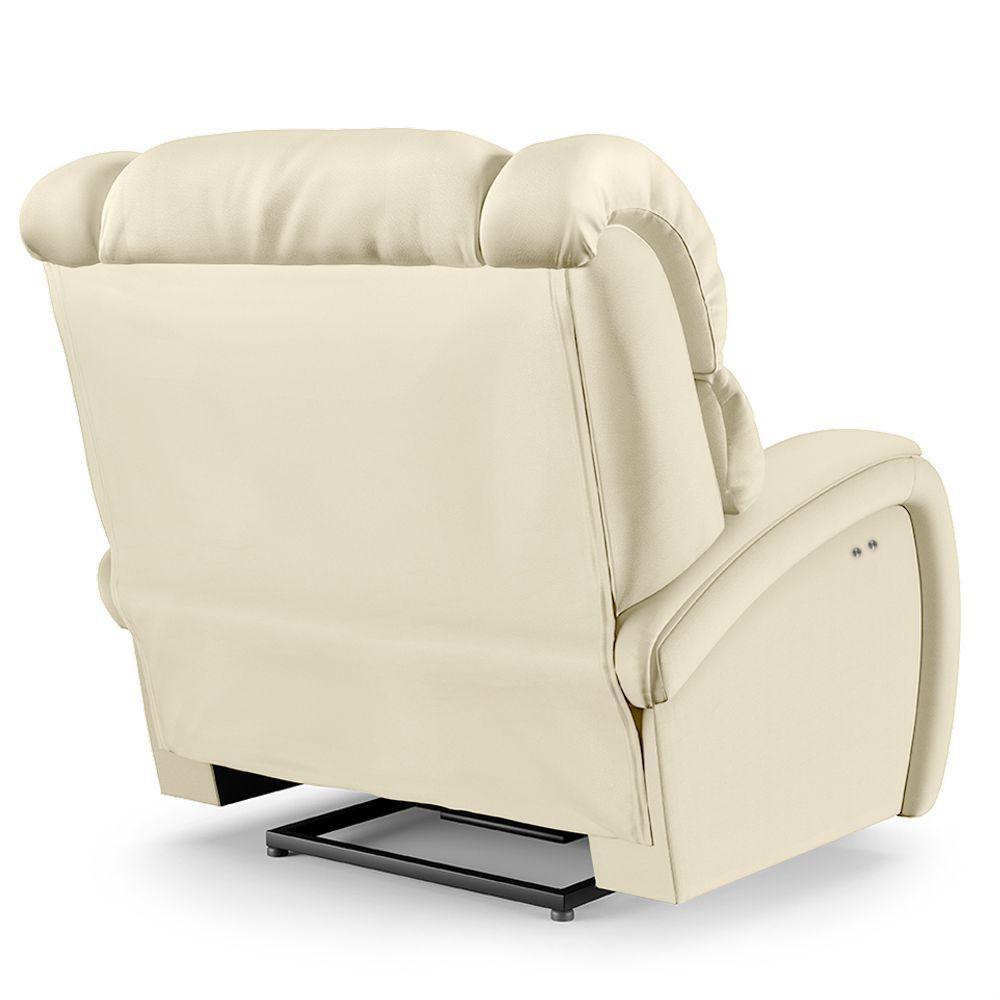 Poltrona Do Papai Reclinável Napoli Power Touch Massagem Pu Fh1 Bege - 6