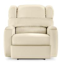 Poltrona Do Papai Reclinável Napoli Controle Power Elétrico Usb Pu Bege Fh1 - 3