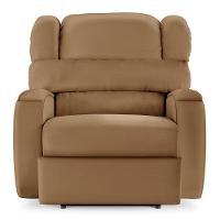 Poltrona Do Papai Reclinável Napoli Controle Power Elétrico Usb Pu Caramelo Fh1 - 2