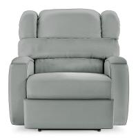 Poltrona Do Papai Reclinável Napoli Controle Power Elétrico Usb Pu Cinza Fh1 - 3