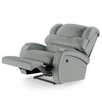 Poltrona Do Papai Reclinável Napoli Controle Power Elétrico Usb Pu Fh1 Cinza - 2