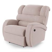 Poltrona Do Papai Reclinável Napoli Controle Power Elétrico Usb Veludo Fh1 Rose - 1